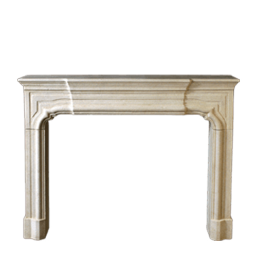 CAD Drawings Stone Yard, Inc. Louis XVI Step-Arched Mantel